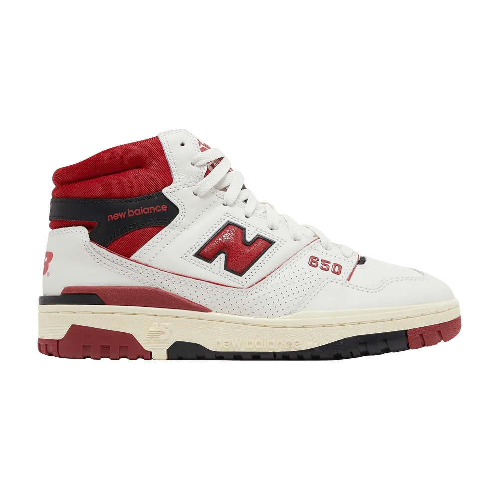 Кроссовки Aimé Leon Dore x New Balance 650R 'White Red'