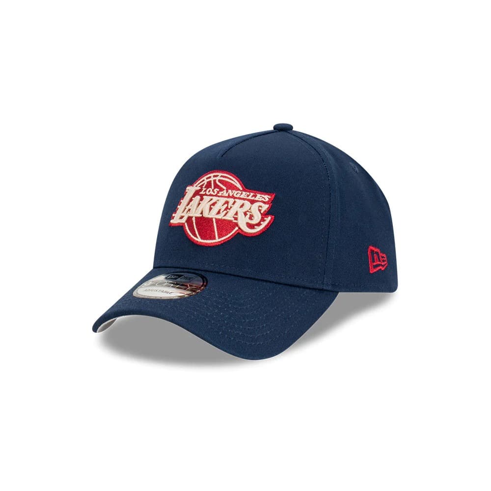 Бейсболка New Era Los Angeles Lakers Cardinal Ocean 9FORTY A-Frame NBA Snapback Hat