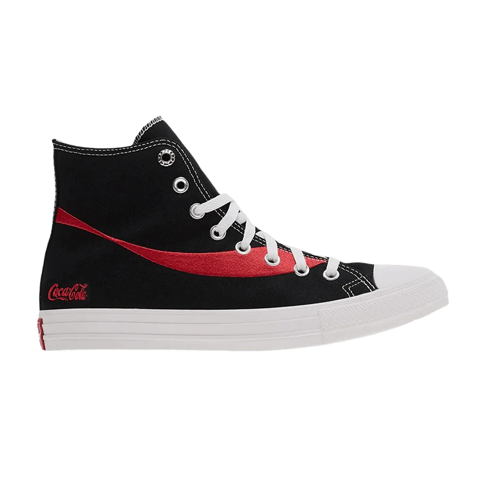 Кроссовки Coke Cola x Converse Chuck Taylor All Star HI 'Black Red'