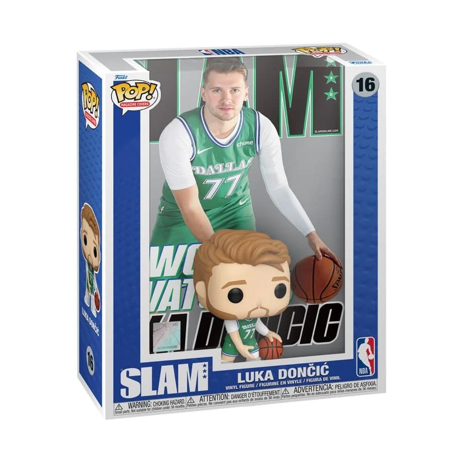 Коллекционная фигурка Funko Luka Doncic Dallas Mavericks Slam Magazine Cover NBA Pop Vinyl
