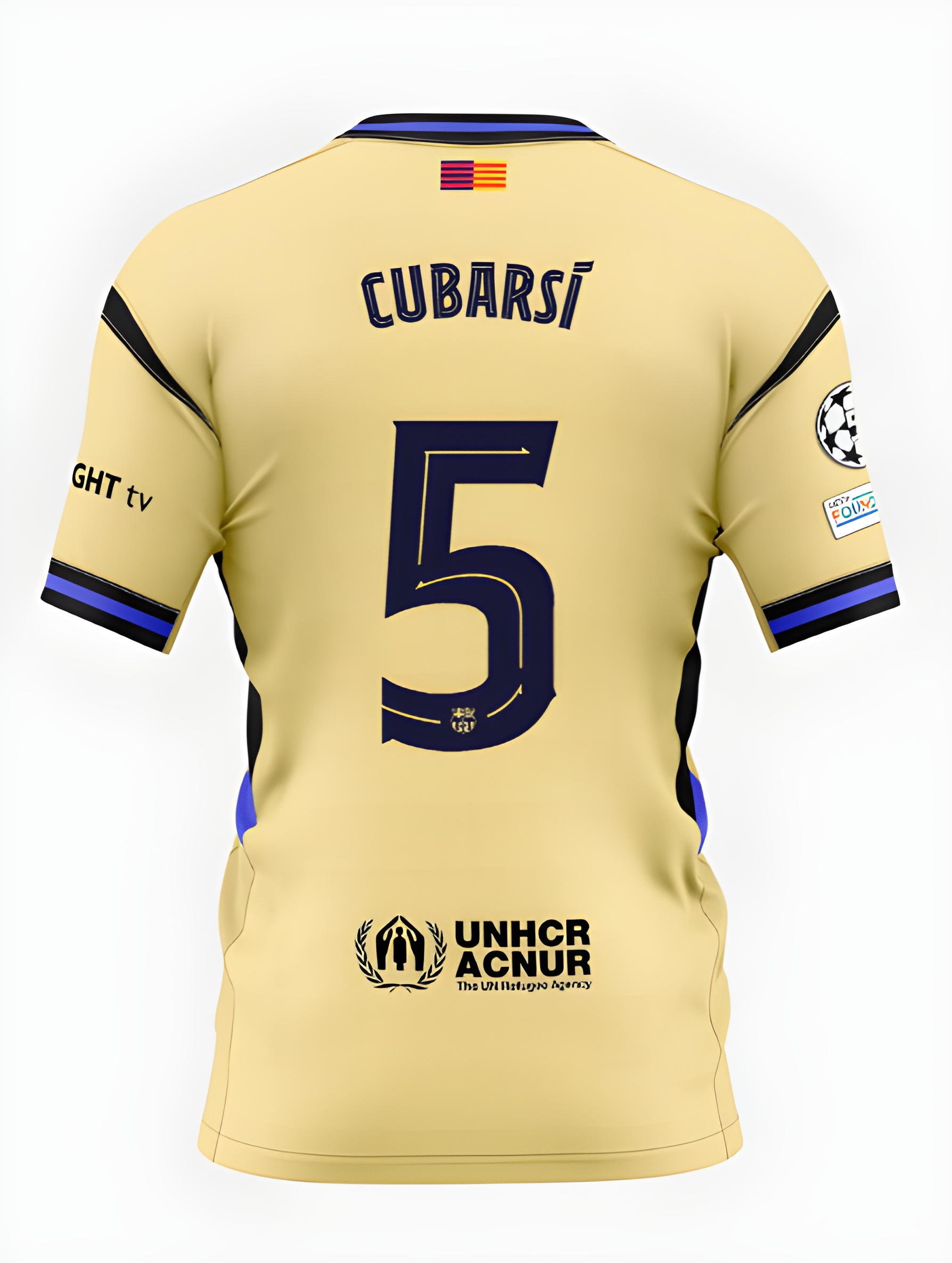 Футбольное джерси FC Barcelona x Kobe Bryant 25/26 UCL away jersey CUBARSÍ Player's Edition
