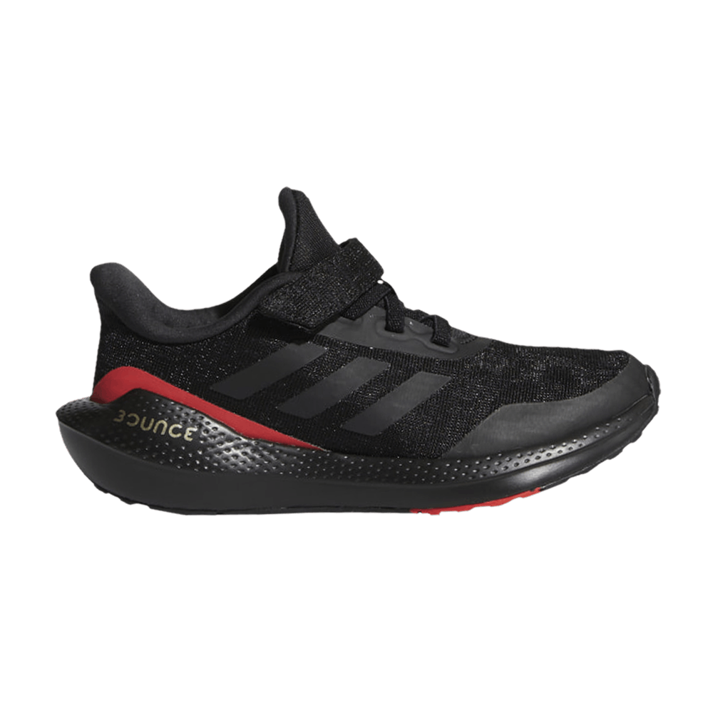 Кроссовки Adidas EQ21 Run Velcro J 'Black Vivid Red'