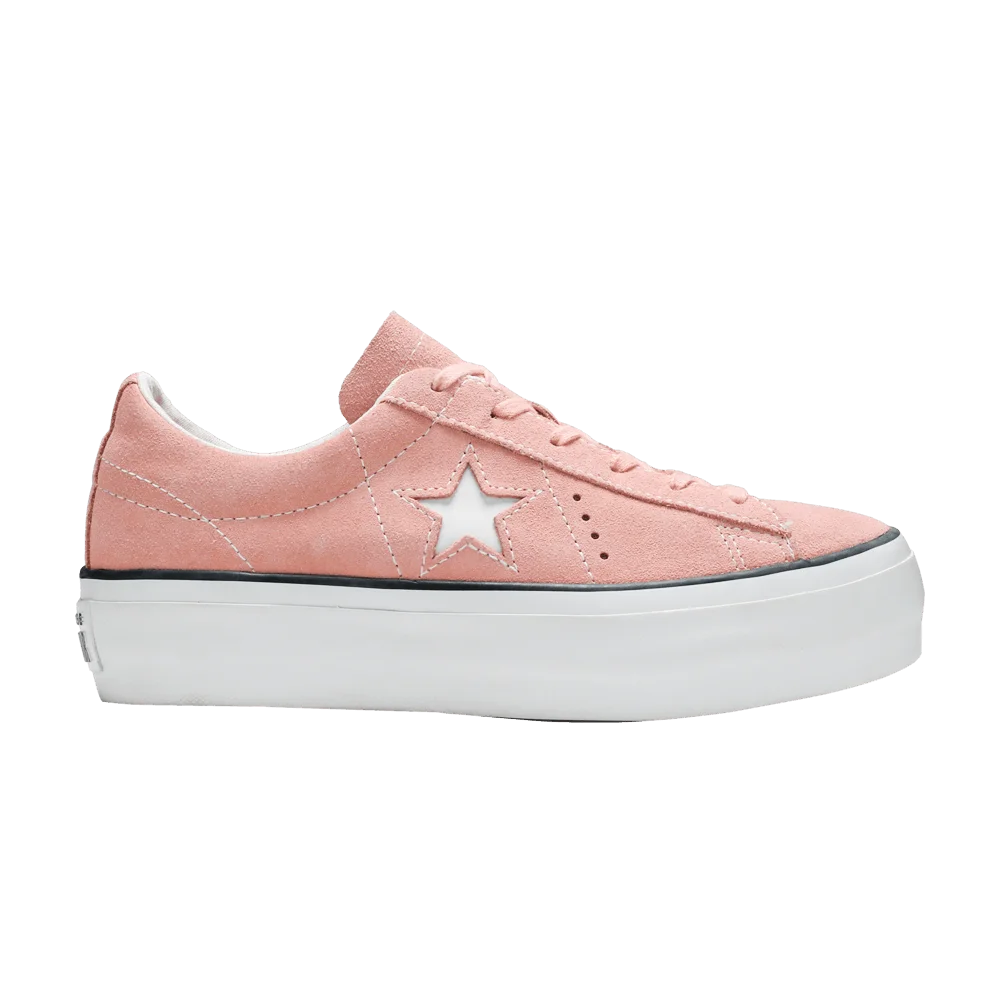 Кроссовки Converse Wmns One Star Platform Low 'Bleached Coral'
