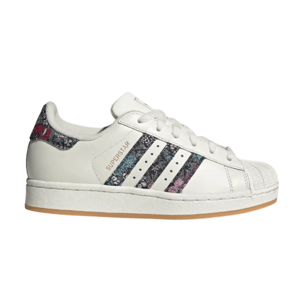 Кроссовки adidas Superstar II x Liberty London GS 'Cream White'