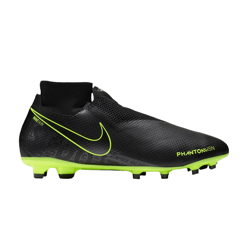 Кроссовки Nike Phantom Vision Pro DF FG 'Black Volt'