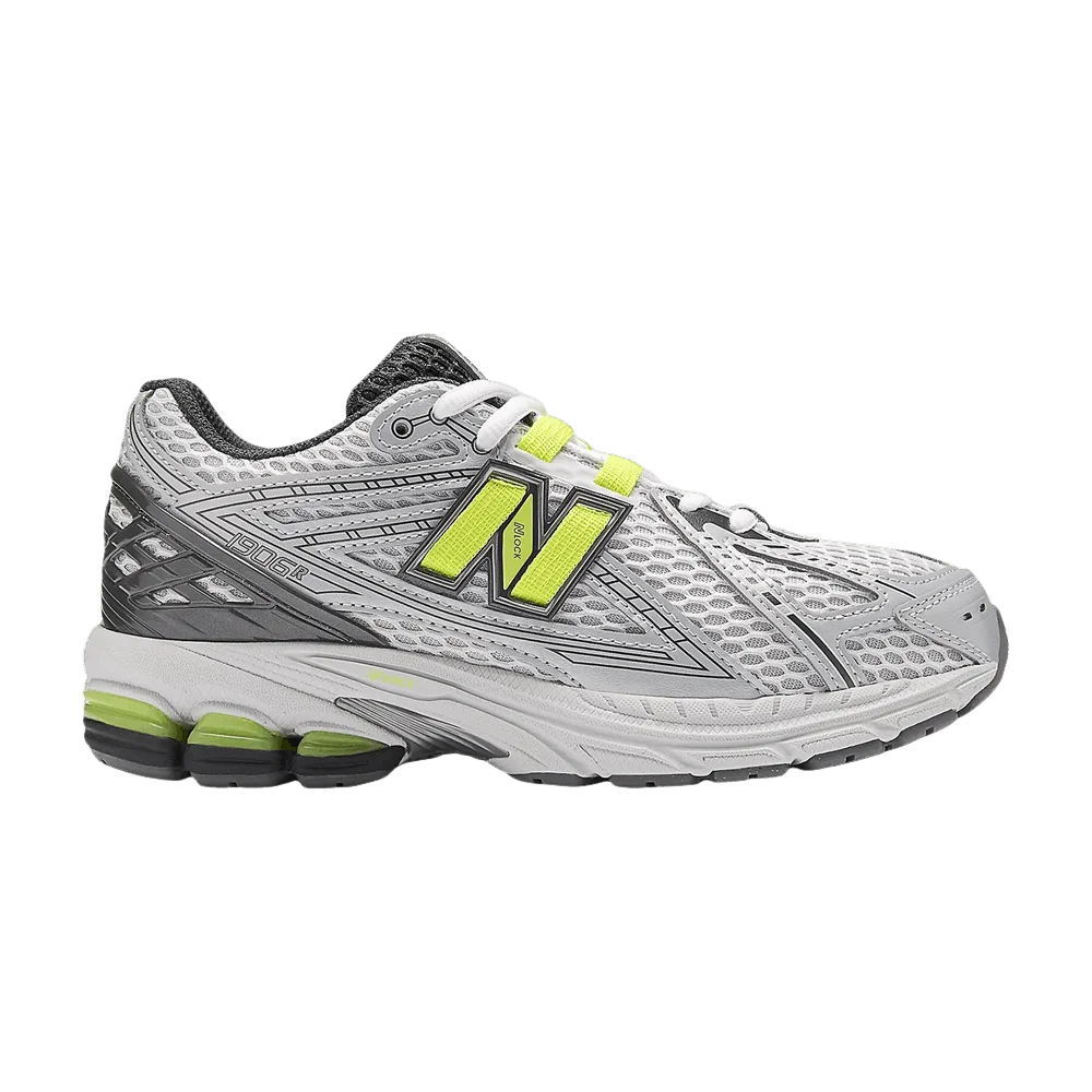 Кроссовки New Balance 1906 Big Kid 'White Metallic Silver Lime'