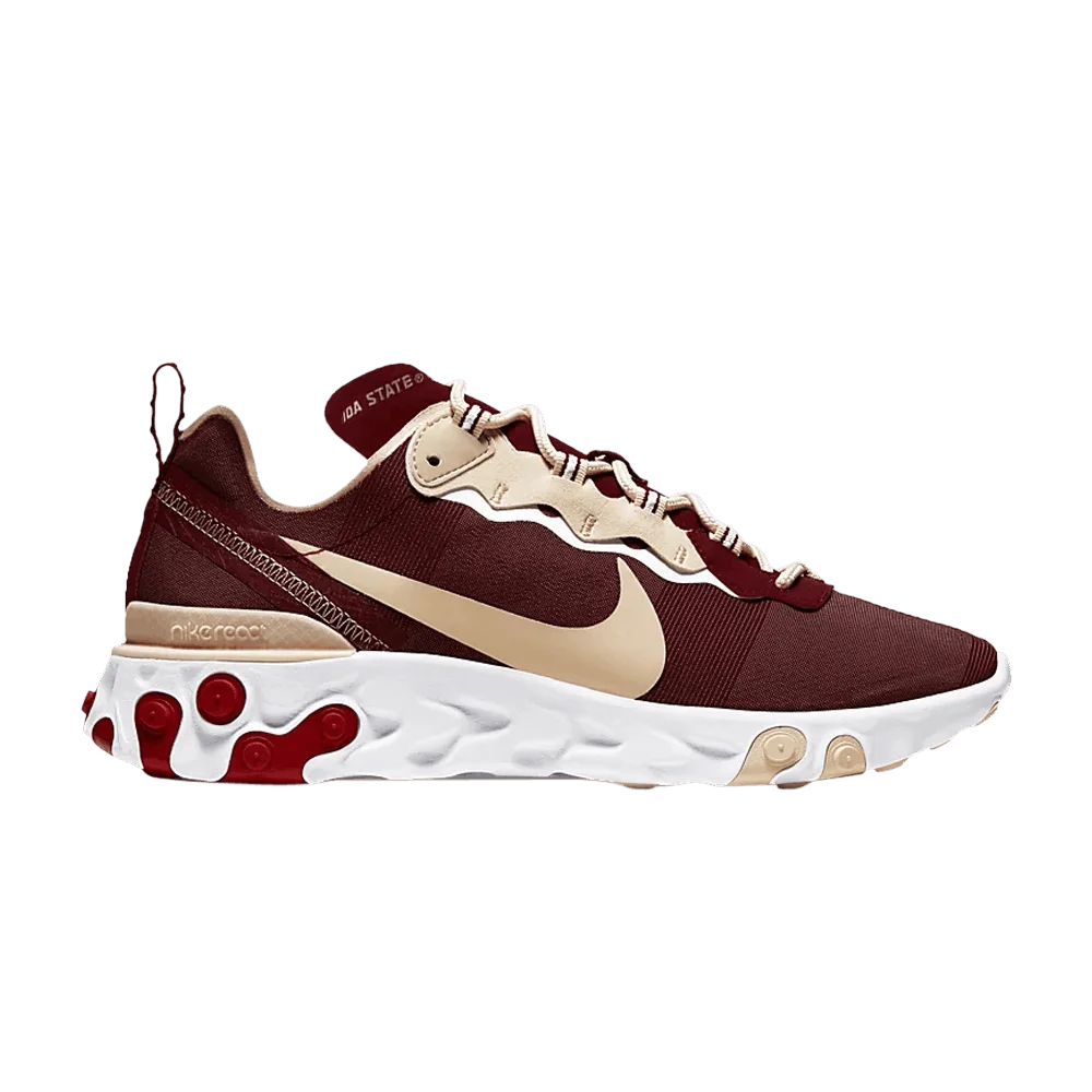 Кроссовки Nike React Element 55 'Florida State Seminoles'